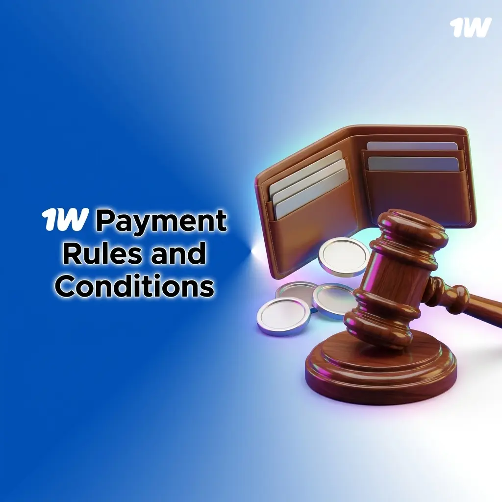 1w casino payment rules covering KYC verification, bonus wagering, currency consistency, and transaction limits