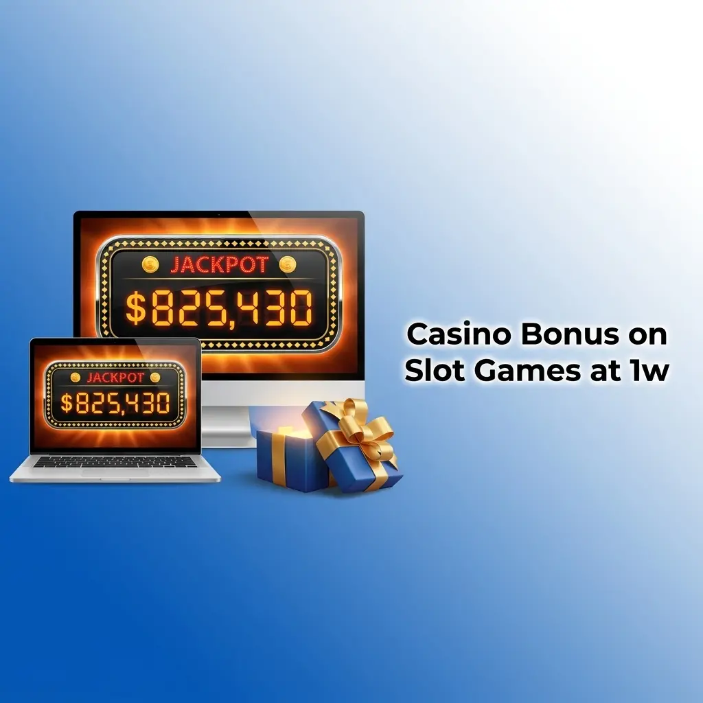 1w casino bonus offer showing up to 600% match and 500 free spins on slot games for new and returning players