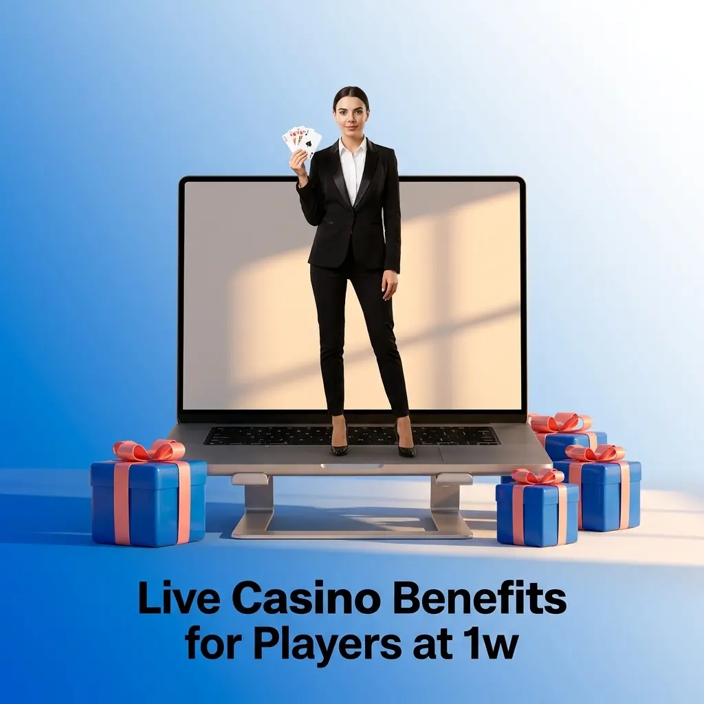 Live casino table at 1w with HD streaming, 24/7 availability, wide bet limits, and live dealer chat on mobile and desktop